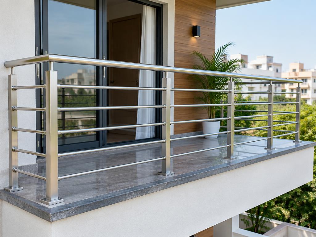 Illustrative example of railing fabrication