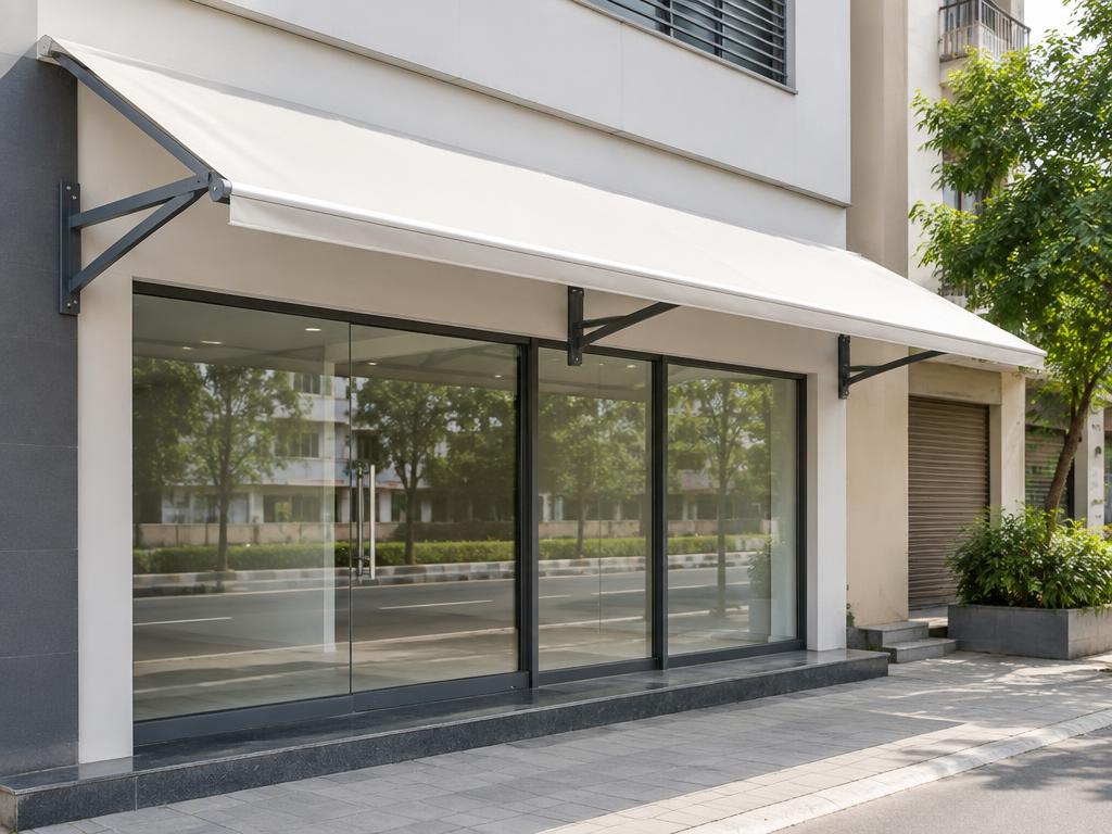 Illustrative example of shade & awning fabrication