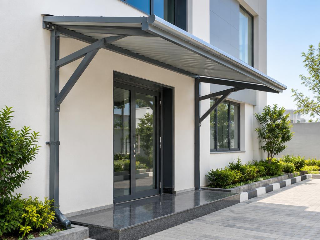 Illustrative example of shed fabrication