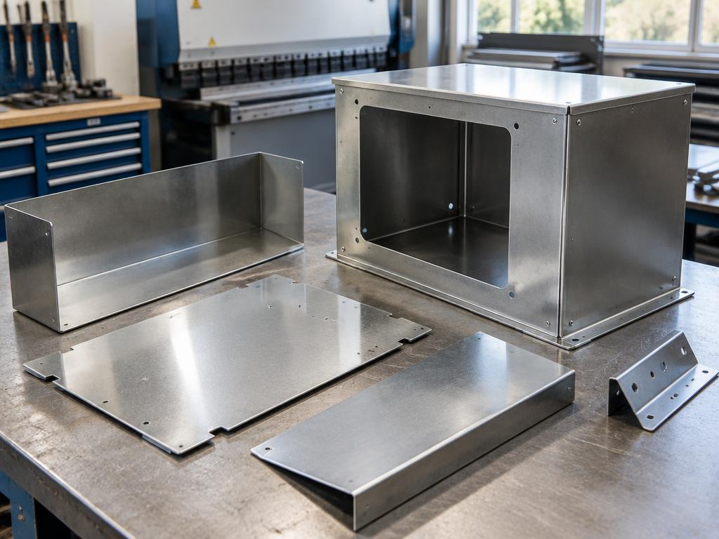 Illustrative example of sheet metal fabrication