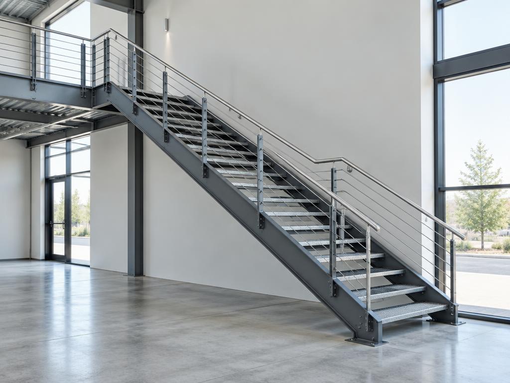 Illustrative example of staircase fabrication